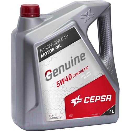 Моторное масло CEPSA GENUINE 5W40 SYNT (4Л)
